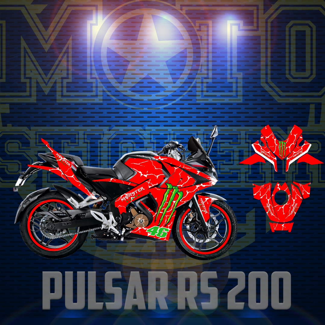 RS 200 STİCKER SET