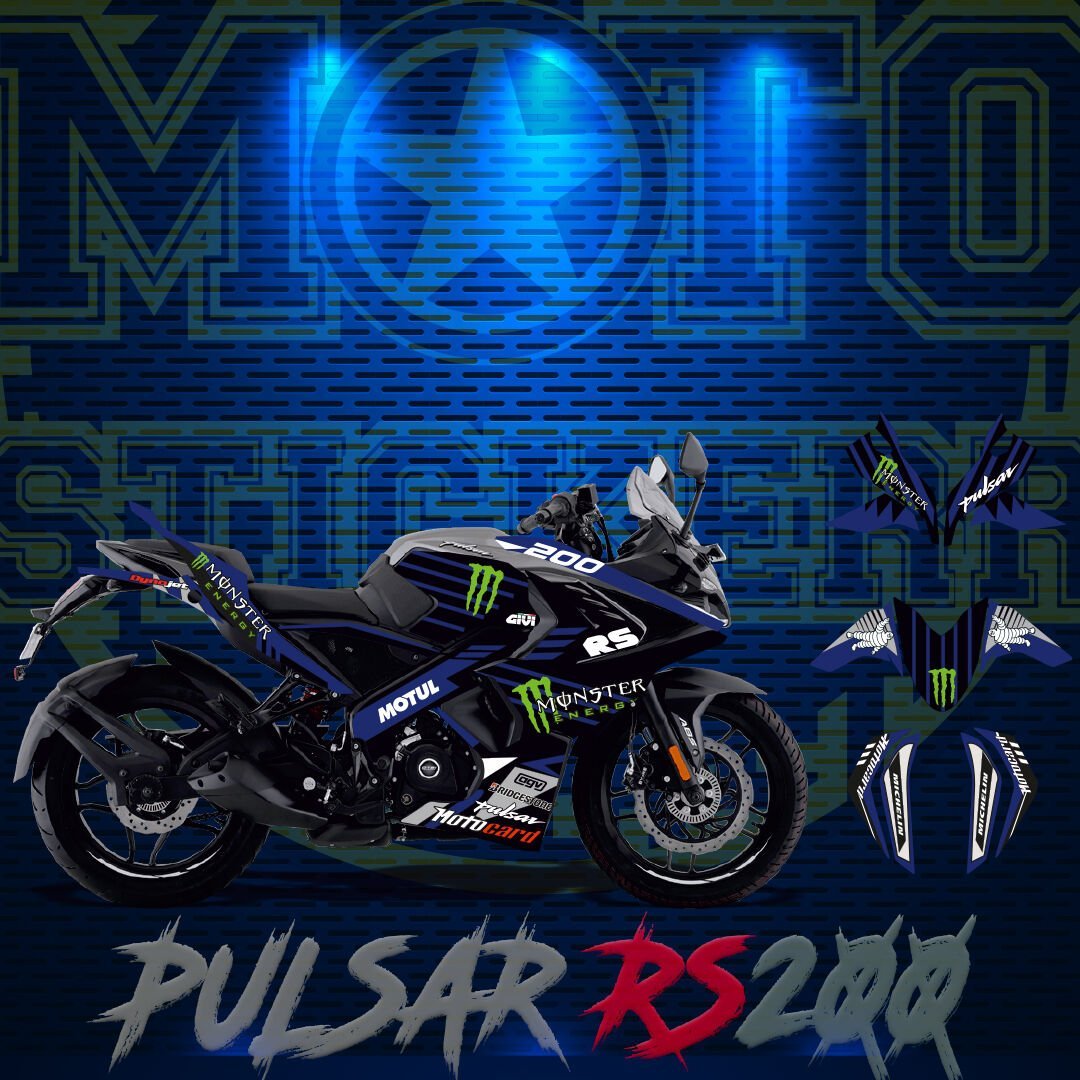 RS 200 STİCKER SET