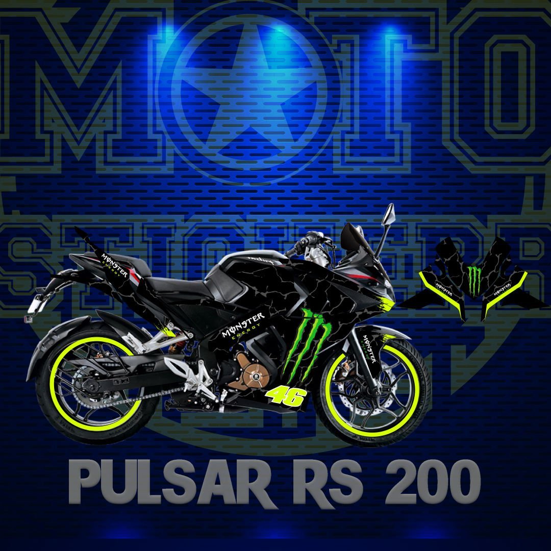 RS 200 STİCKER SET