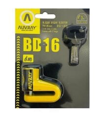 AUVRAY BD-16 DİSK KİLİDİ (6MM) SCOOTER SARI