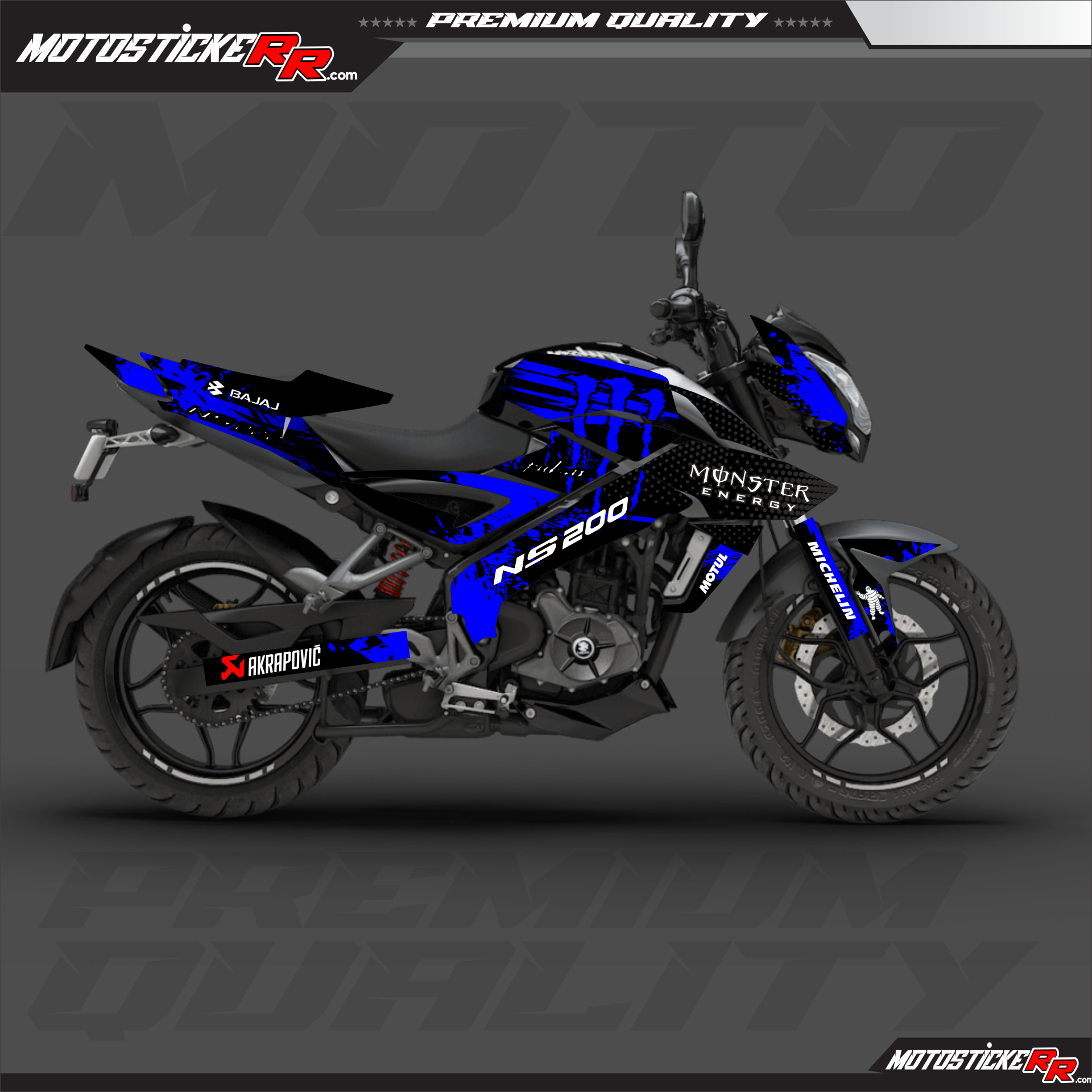 NS 200 STİCKER SET