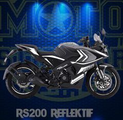 RS 200 BÖLGESEL BEYAZ STİCKER SET
