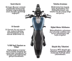 TURUNCU GO KABLOSUZ MOTOSİKLET TAKİP CİHAZI ( 12)