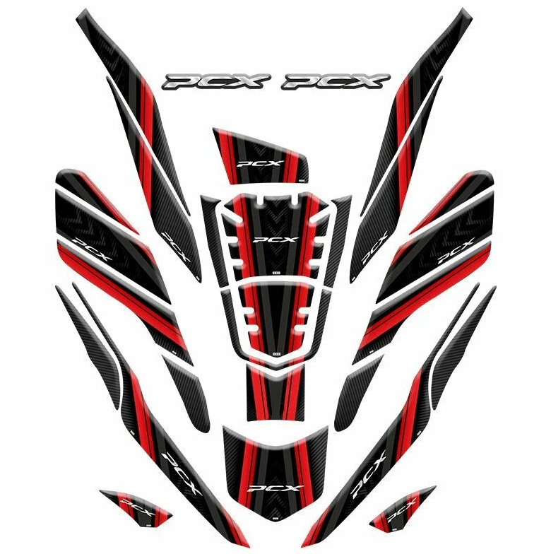 HONDA PCX 2021 - 2024 UYUMLU TANK PAD SET 02