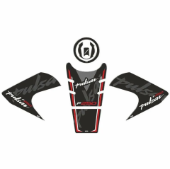BAJAJ PULSAR F250 2022 - 2024 UYUMLU Tank Pad Set 004