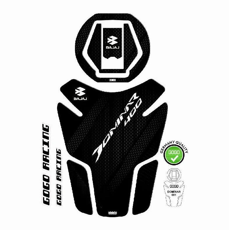 BAJAJ DOMiNAR 400 2017 - 2024 UYUMLU Tank Pad