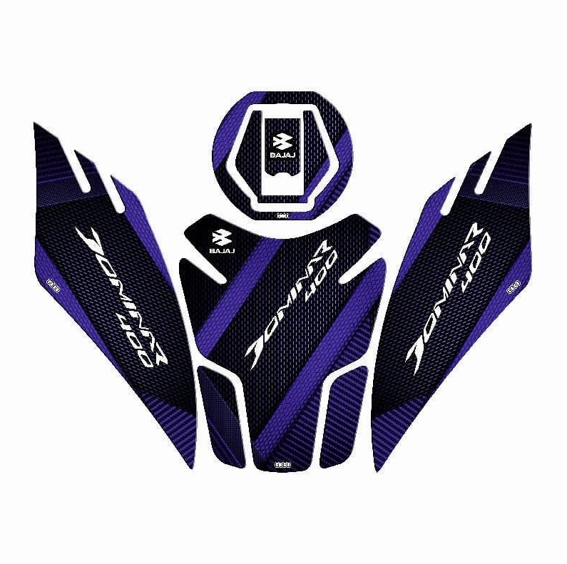 BAJAJ DOMiNAR 400 2017 - 2024 UYUMLU Tank Pad Set 002