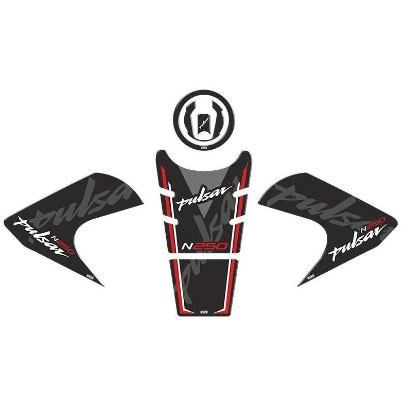 BAJAJ PULSAR N250 2022 - 2024 UYUMLU Tank Pad Set 004