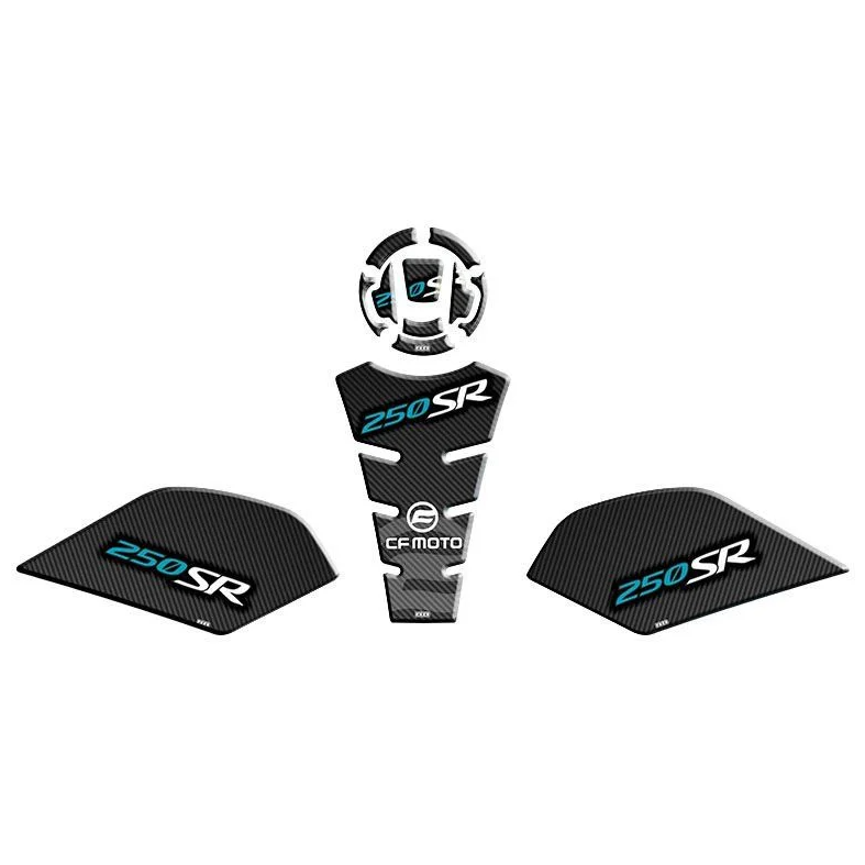 CF MOTO 250 SR 2020 - 2024 UYUMLU TANK PAD SET 007