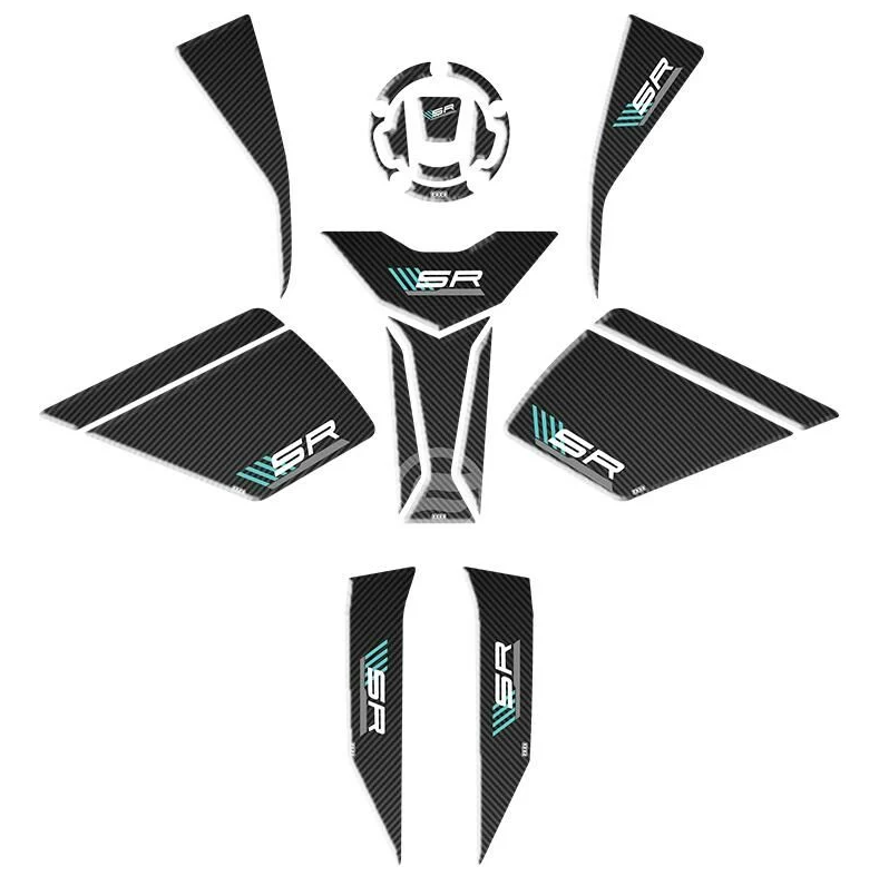 CF MOTO 450 SR 2023 - 2024 UYUMLU FULL TANK PAD SET 001