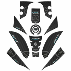 YAMAHA R7 2021 - 2024 UYUMLU FULL TANK PAD SET 001