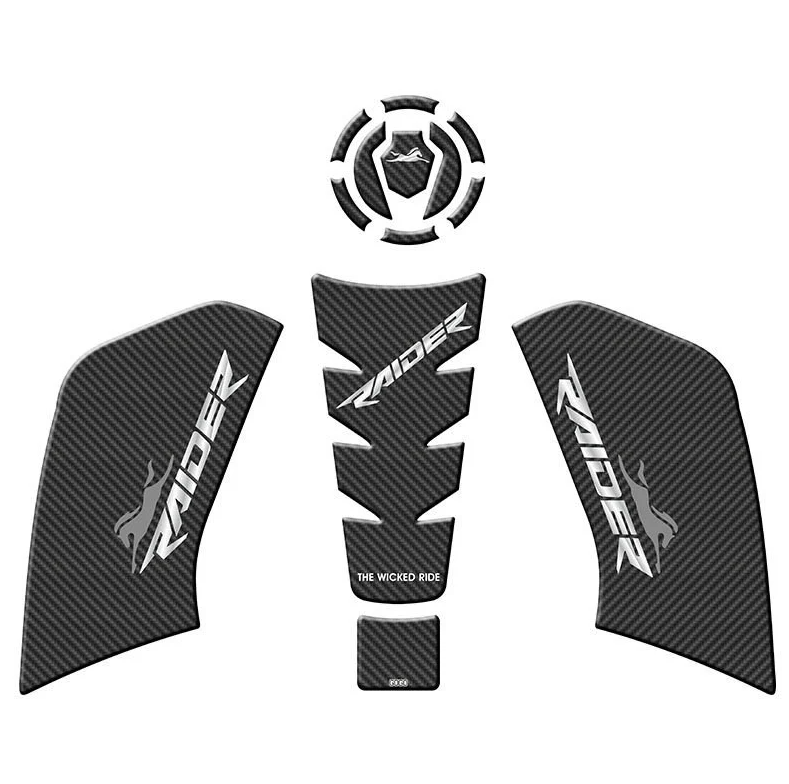 TVS RAIDER 125 2023 - 2024 UYUMLU TANK PAD SET 001