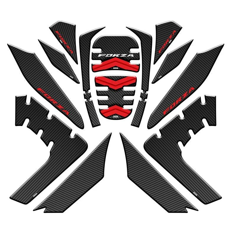HONDA FORZA 2021 - 2024 UYUMLU TANK PAD SET 009