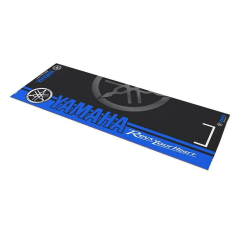 YAMAHA UYUMLU MAVİ DESENLİ 80 X 220 cm KAYDIRMAZ MOTOSİKLET HALISI