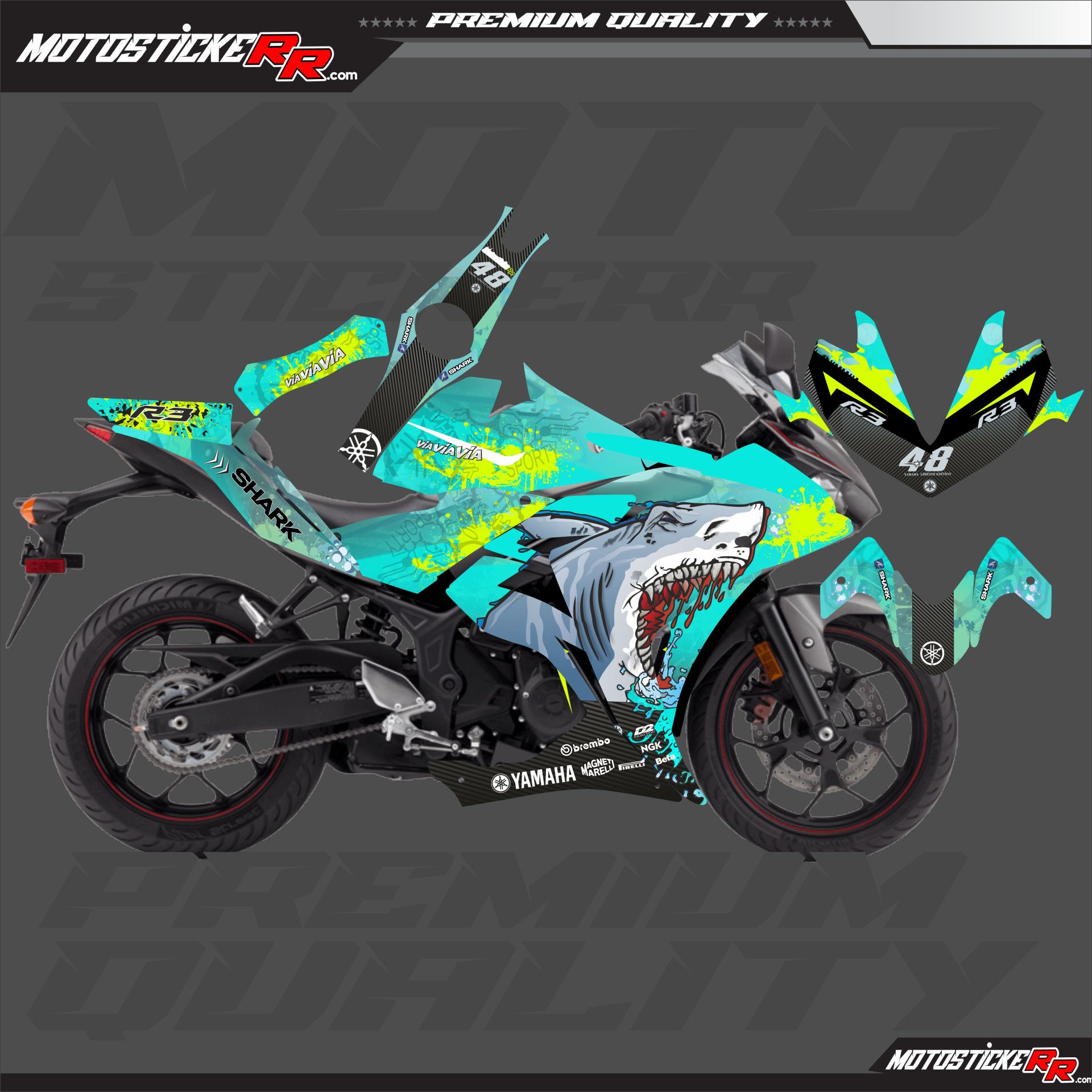 R25 STİCKER SET (2014-2018)