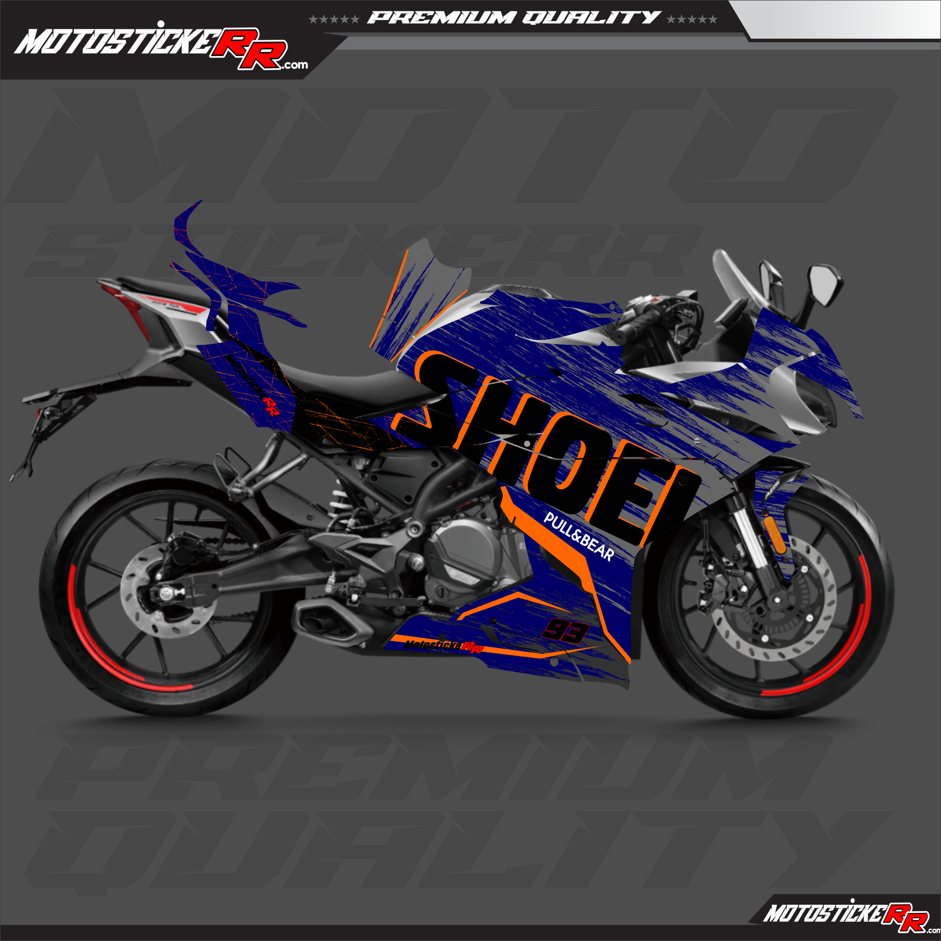 CF MOTO 250SR STİCKER SET