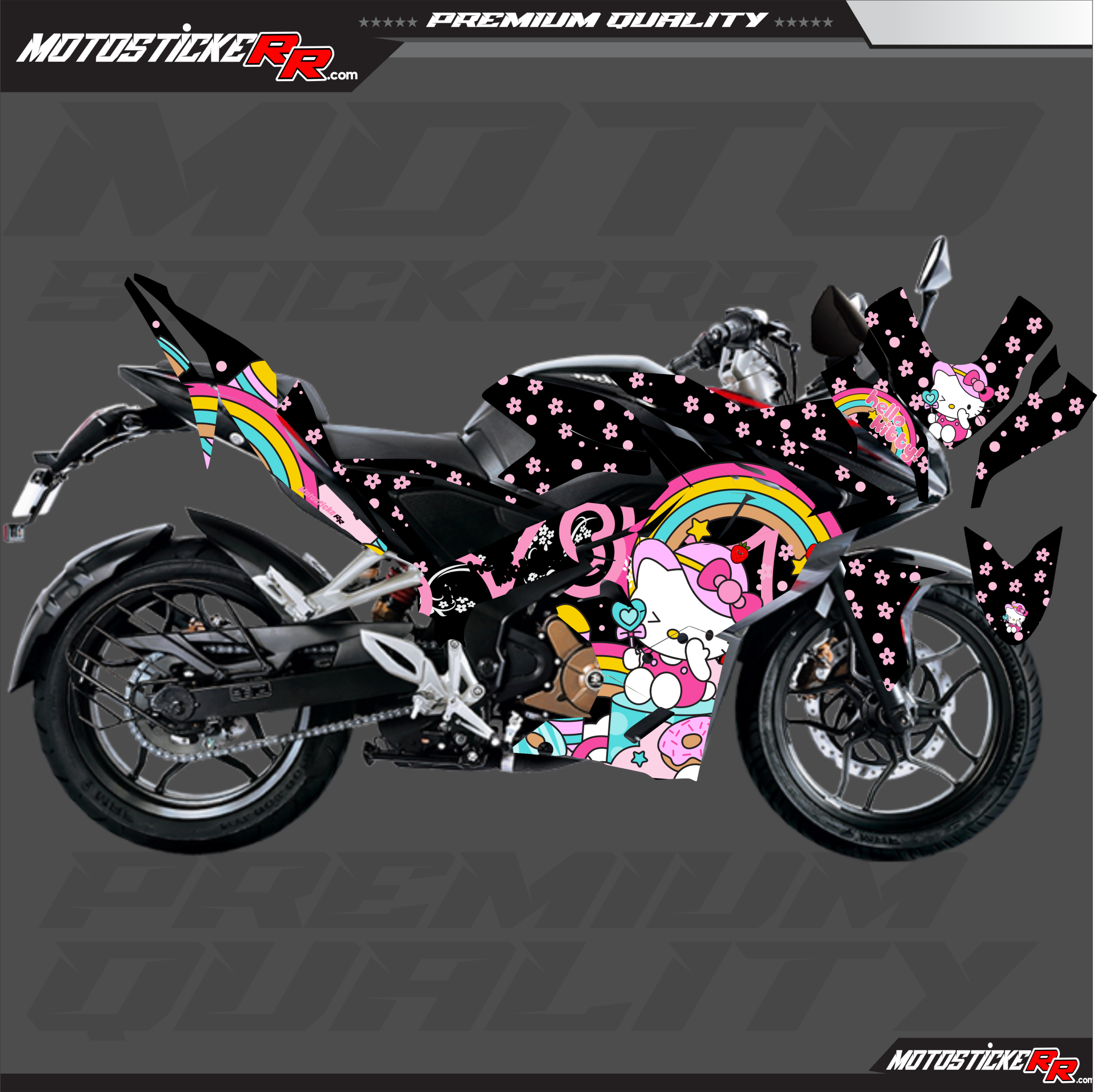 RS 200 STİCKER SET