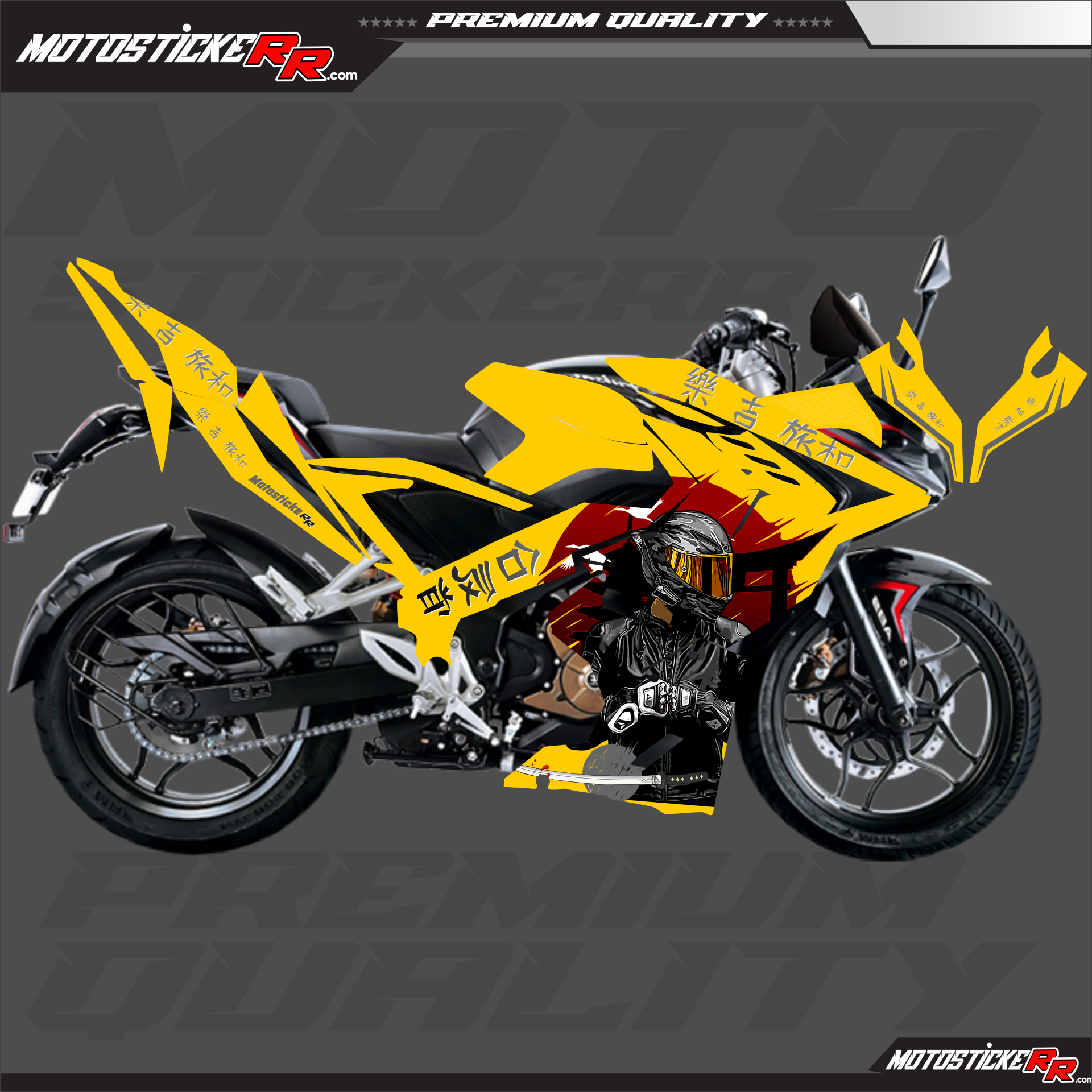 RS 200 STİCKER SET