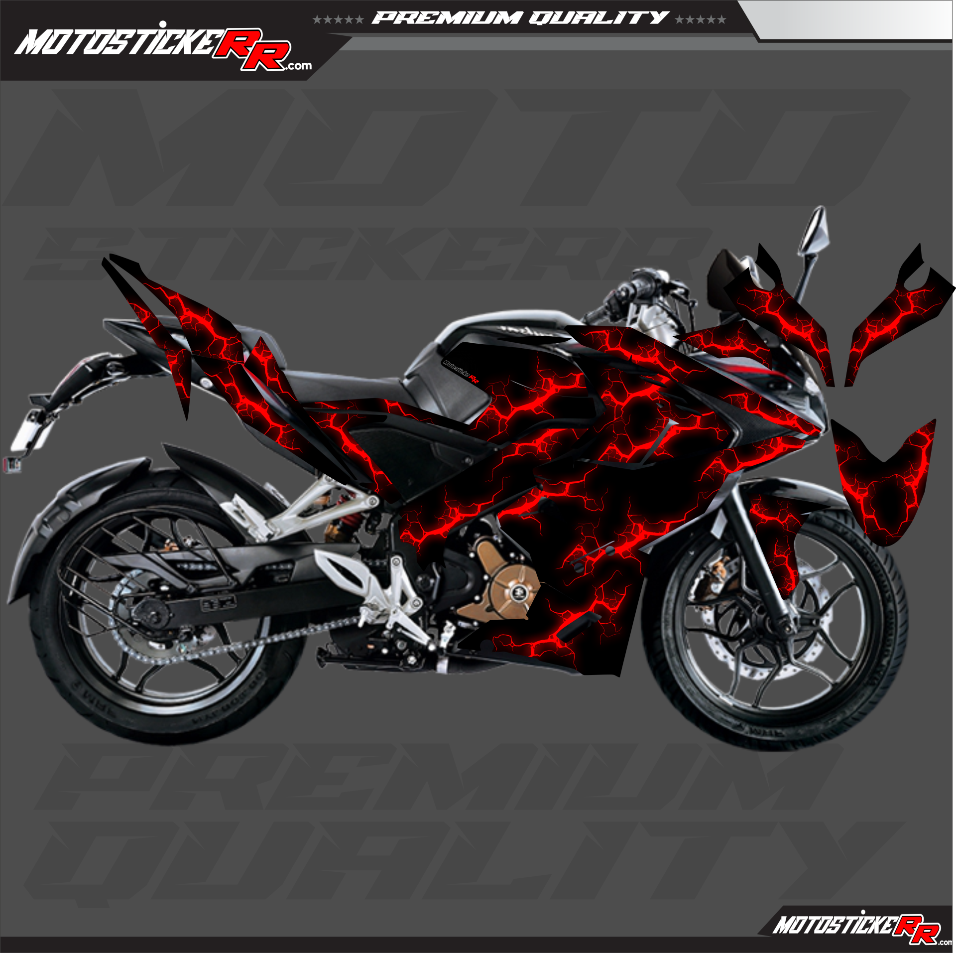 RS 200 STİCKER SET
