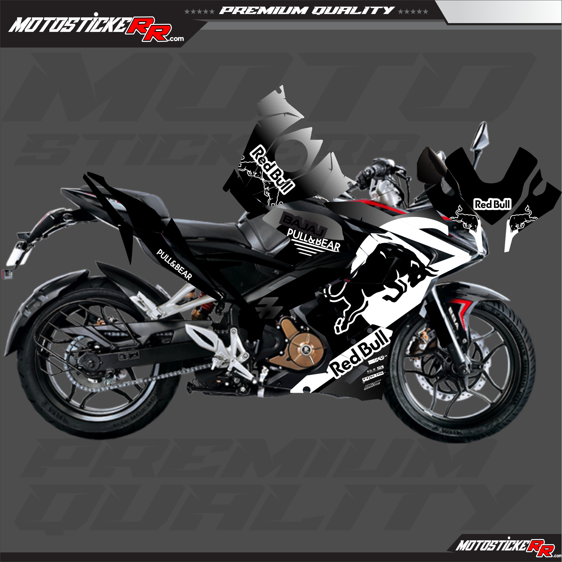 RS 200 STİCKER SET