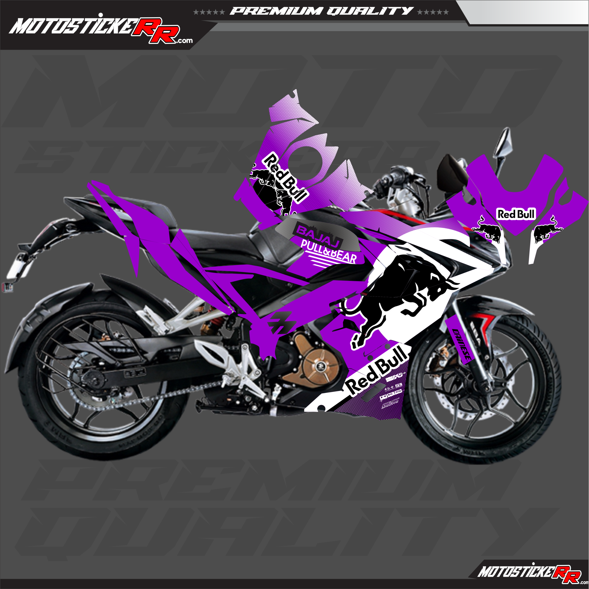 RS 200 STİCKER SET