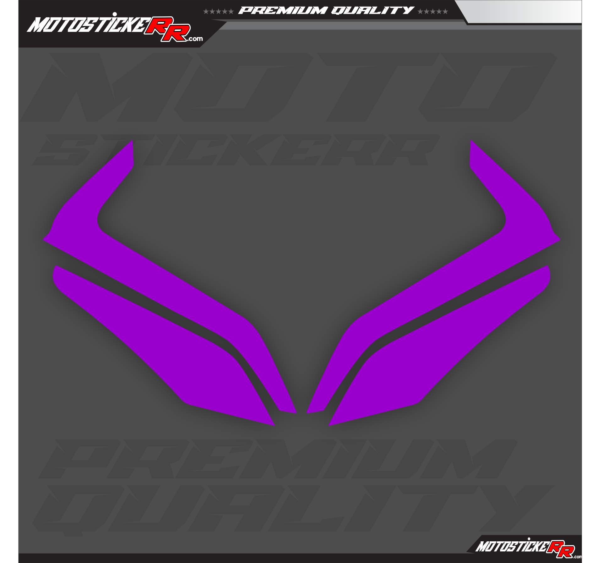 450SR TRANSPARAN GÜNDÜZ LED+ FAR STİCKERİ
