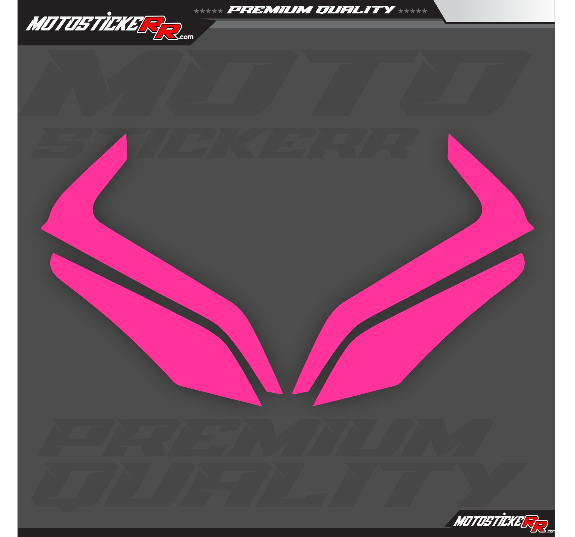 450SR TRANSPARAN GÜNDÜZ LED+ FAR STİCKERİ
