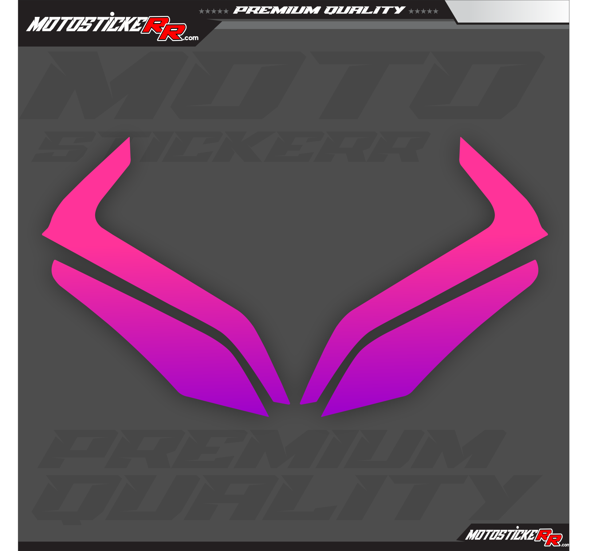 450SR TRANSPARAN GÜNDÜZ LED+ FAR STİCKERİ