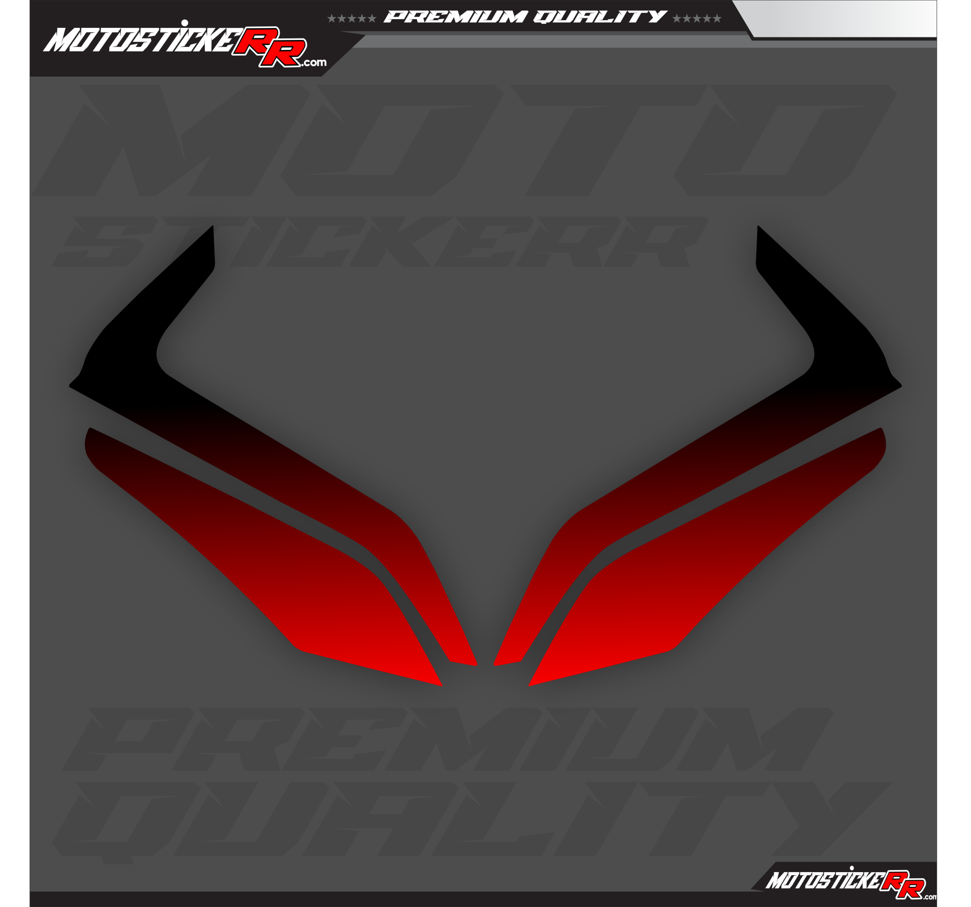 450SR TRANSPARAN GÜNDÜZ LED+ FAR STİCKERİ