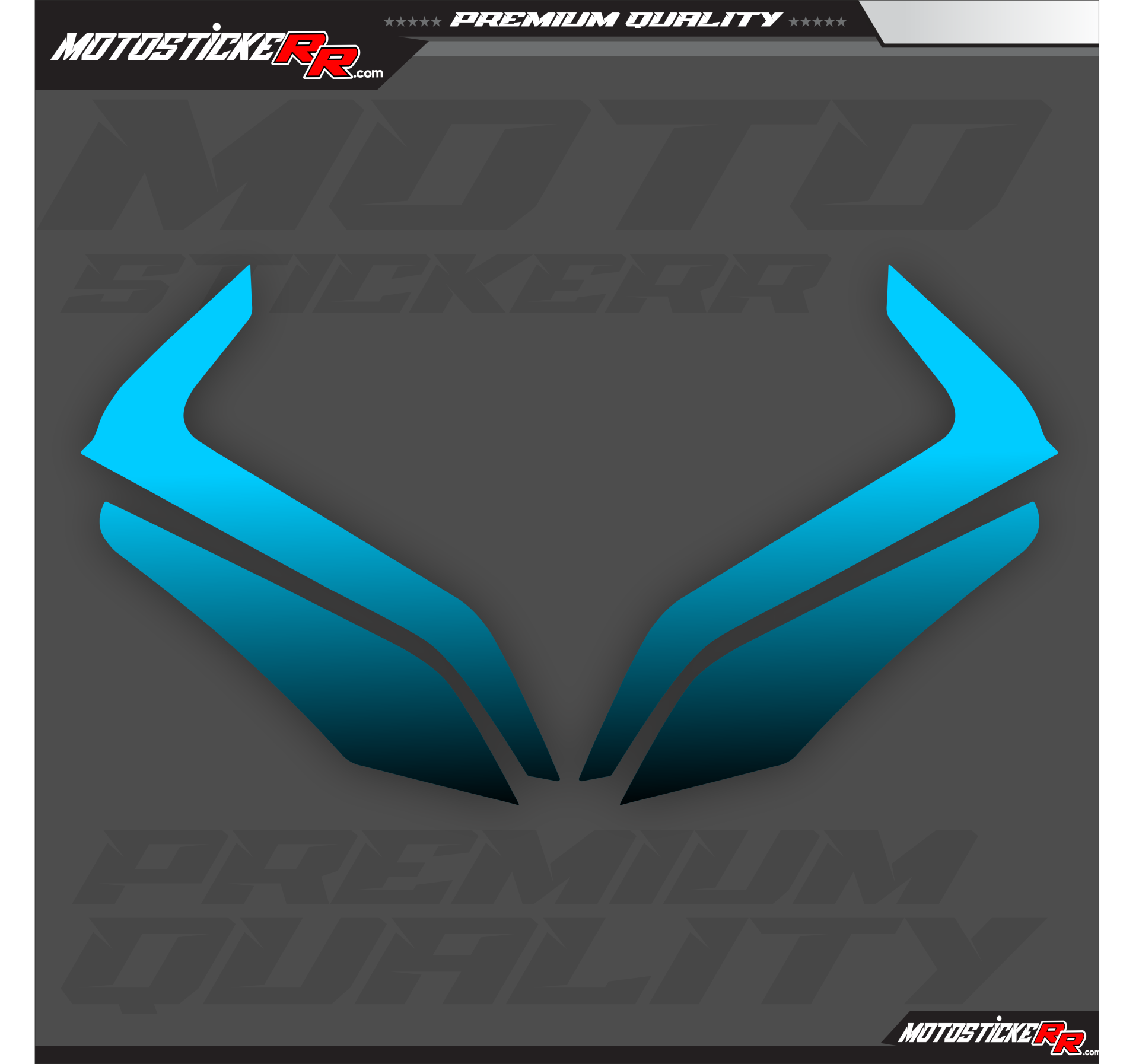 450SR TRANSPARAN GÜNDÜZ LED+ FAR STİCKERİ