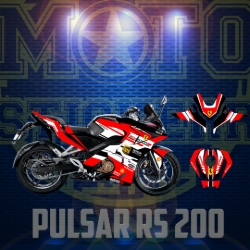 RS 200 STİCKER SET resmi