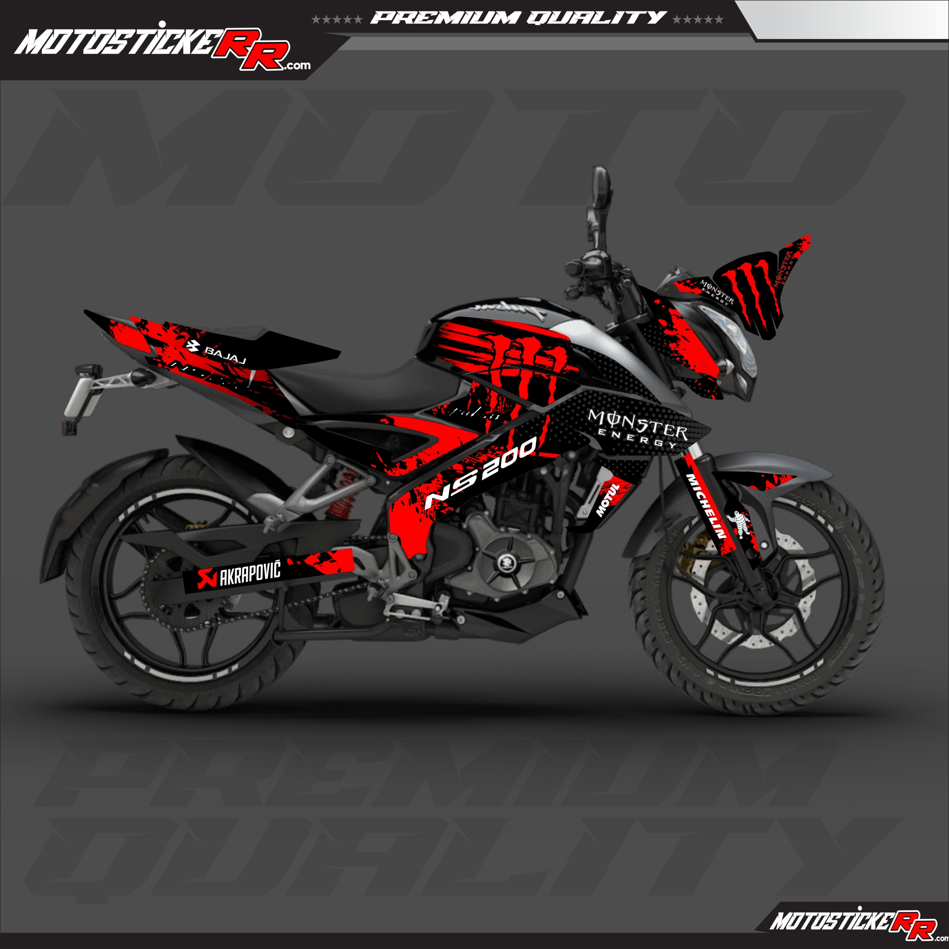 NS 200 STİCKER SET resmi