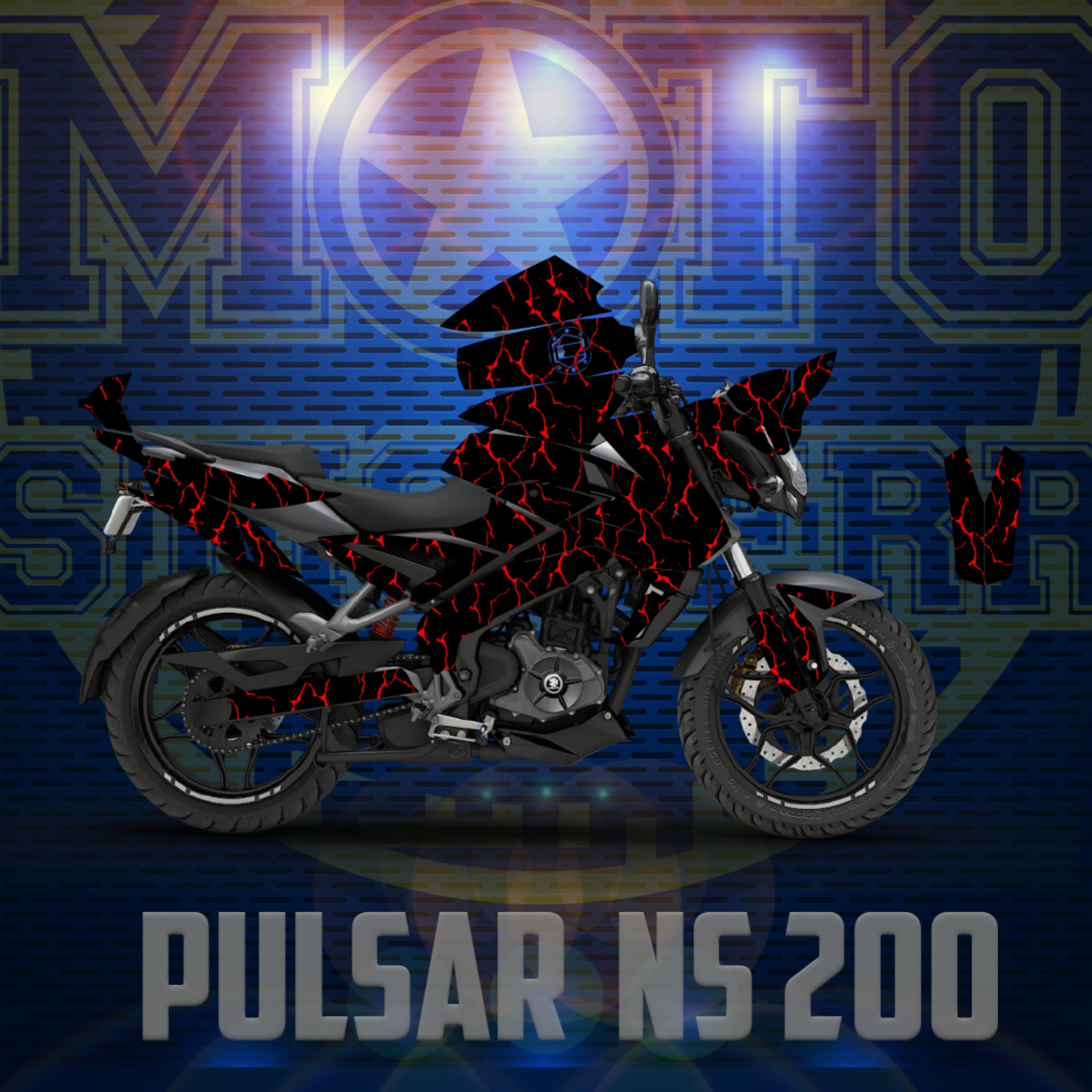 NS 200 STİCKER SET resmi