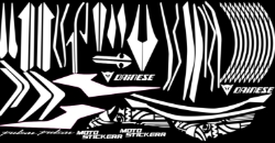 RS 200 BÖLGESEL BEYAZ STİCKER SET resmi