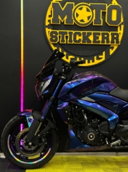 BAJAJ DOMİNAR (250-400) MIDNIGHT STİCKER SET resmi