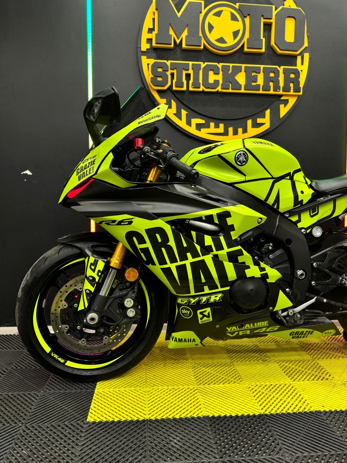 YAMAHA R6 STİCKER SET resmi