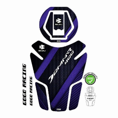 BAJAJ DOMiNAR 400 2017 - 2024 UYUMLU Tank Pad resmi