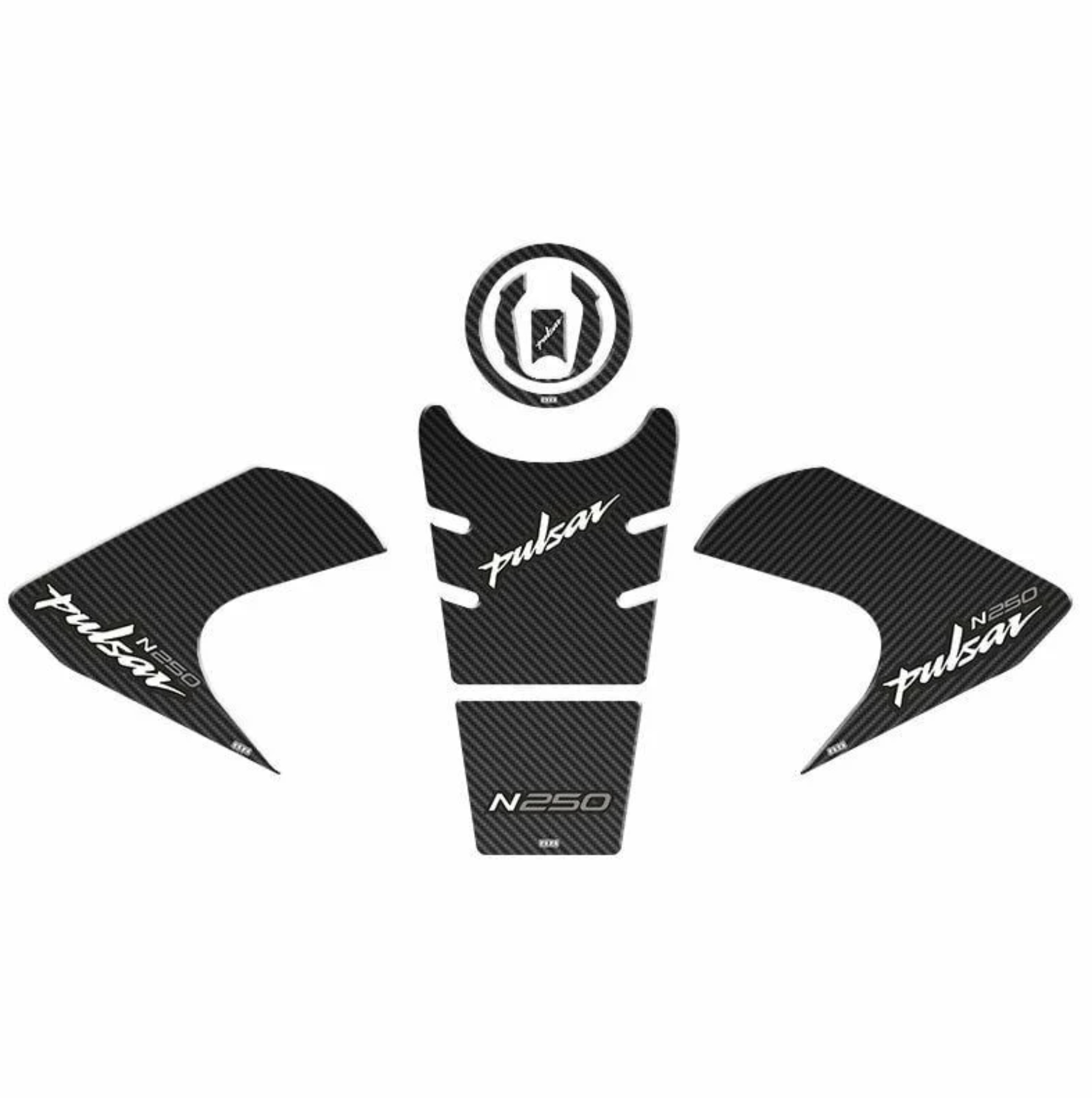 BAJAJ PULSAR N250 2022 - 2024 UYUMLU Tank Pad Set 001 resmi