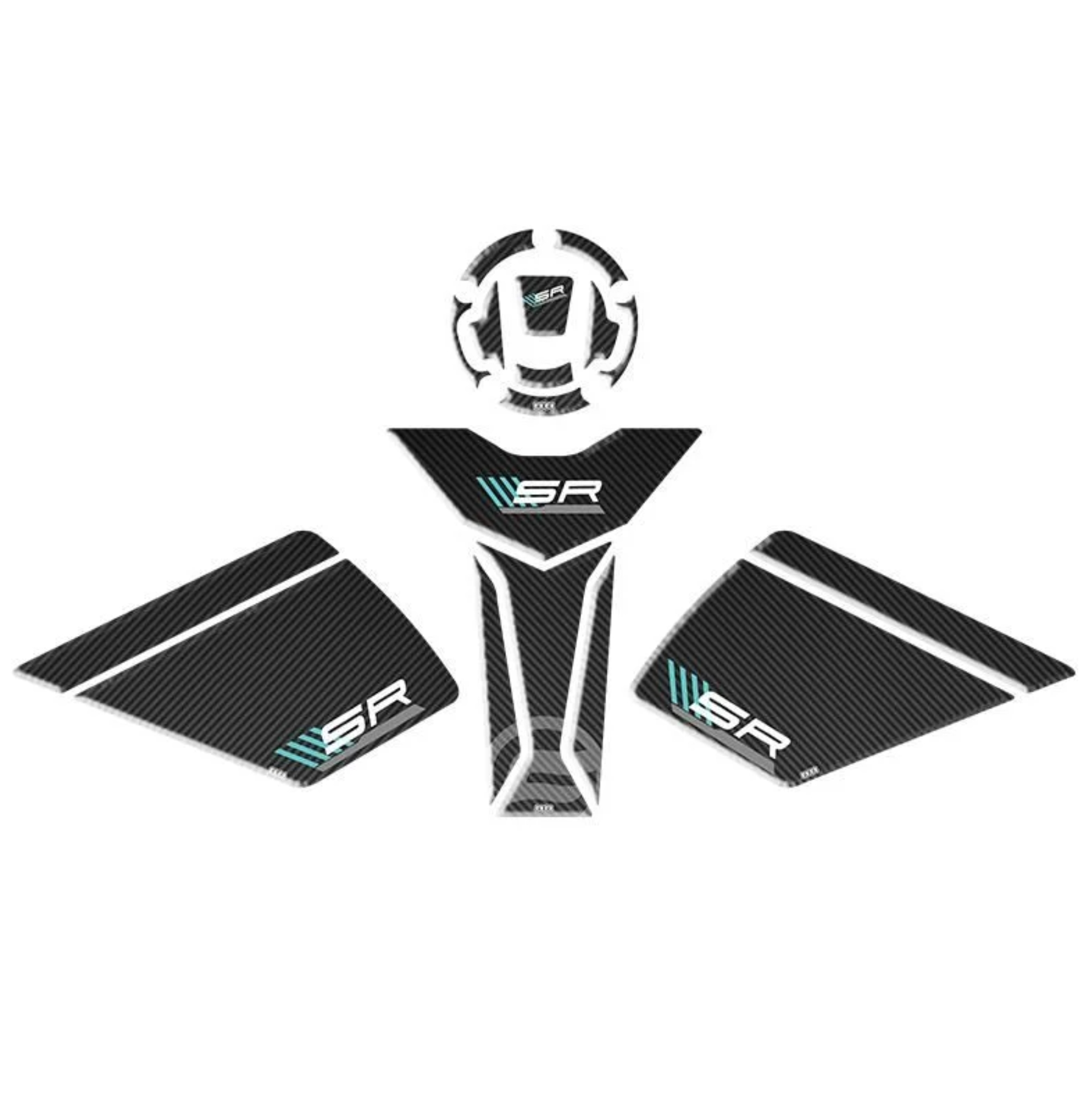 CF MOTO 450 SR 2023 - 2024 UYUMLU TANK PAD SET 001 resmi