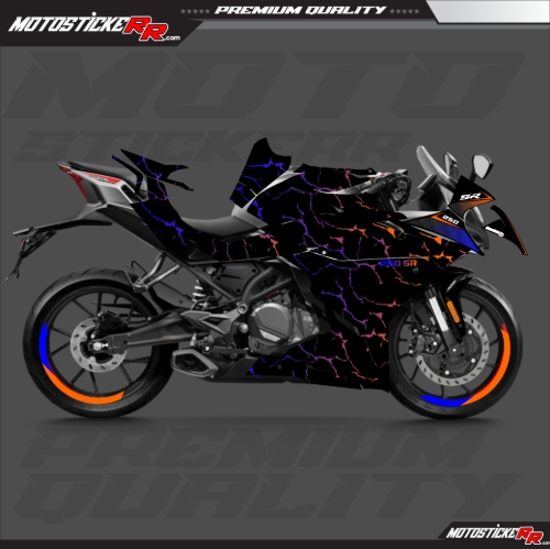 CF MOTO 250SR STİCKER SET resmi
