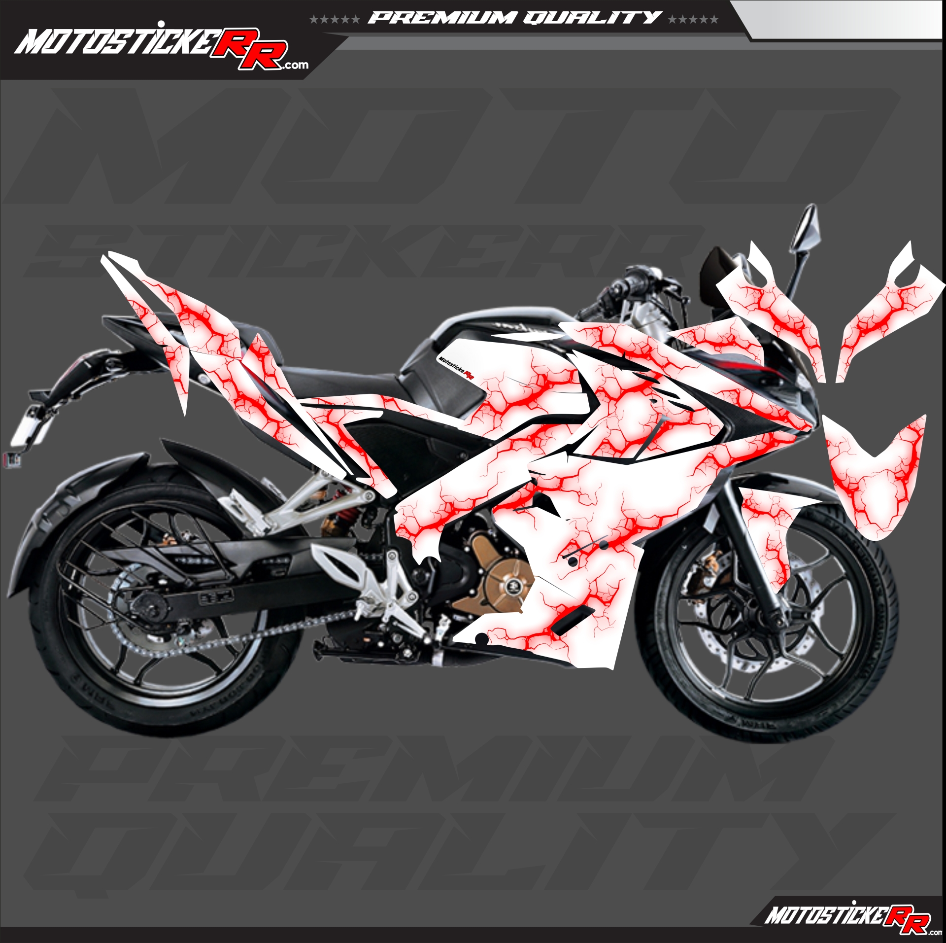 RS 200 STİCKER SET resmi