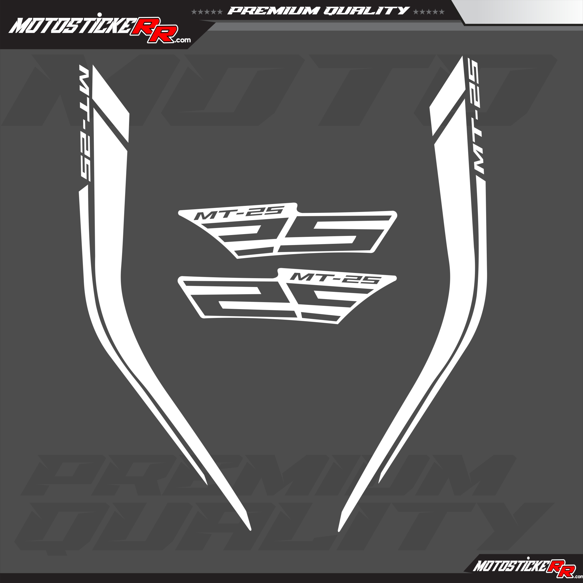 MT 25 STİCKER SET resmi