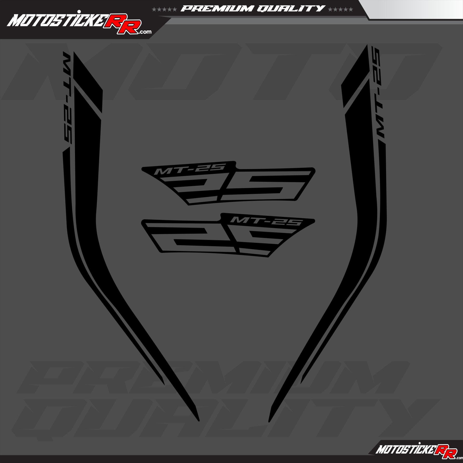 MT 25 STİCKER SET resmi