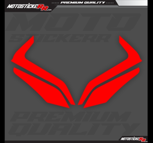 450SR TRANSPARAN GÜNDÜZ LED+ FAR STİCKERİ resmi