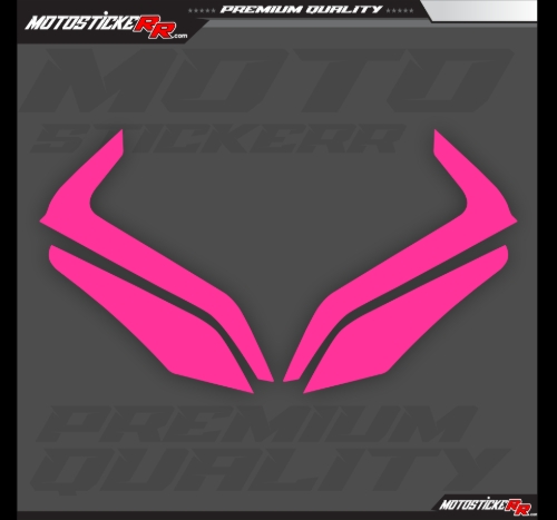 450SR TRANSPARAN GÜNDÜZ LED+ FAR STİCKERİ resmi