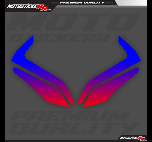 450SR TRANSPARAN GÜNDÜZ LED+ FAR STİCKERİ resmi