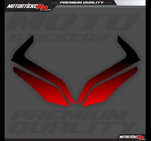 450SR TRANSPARAN GÜNDÜZ LED+ FAR STİCKERİ resmi