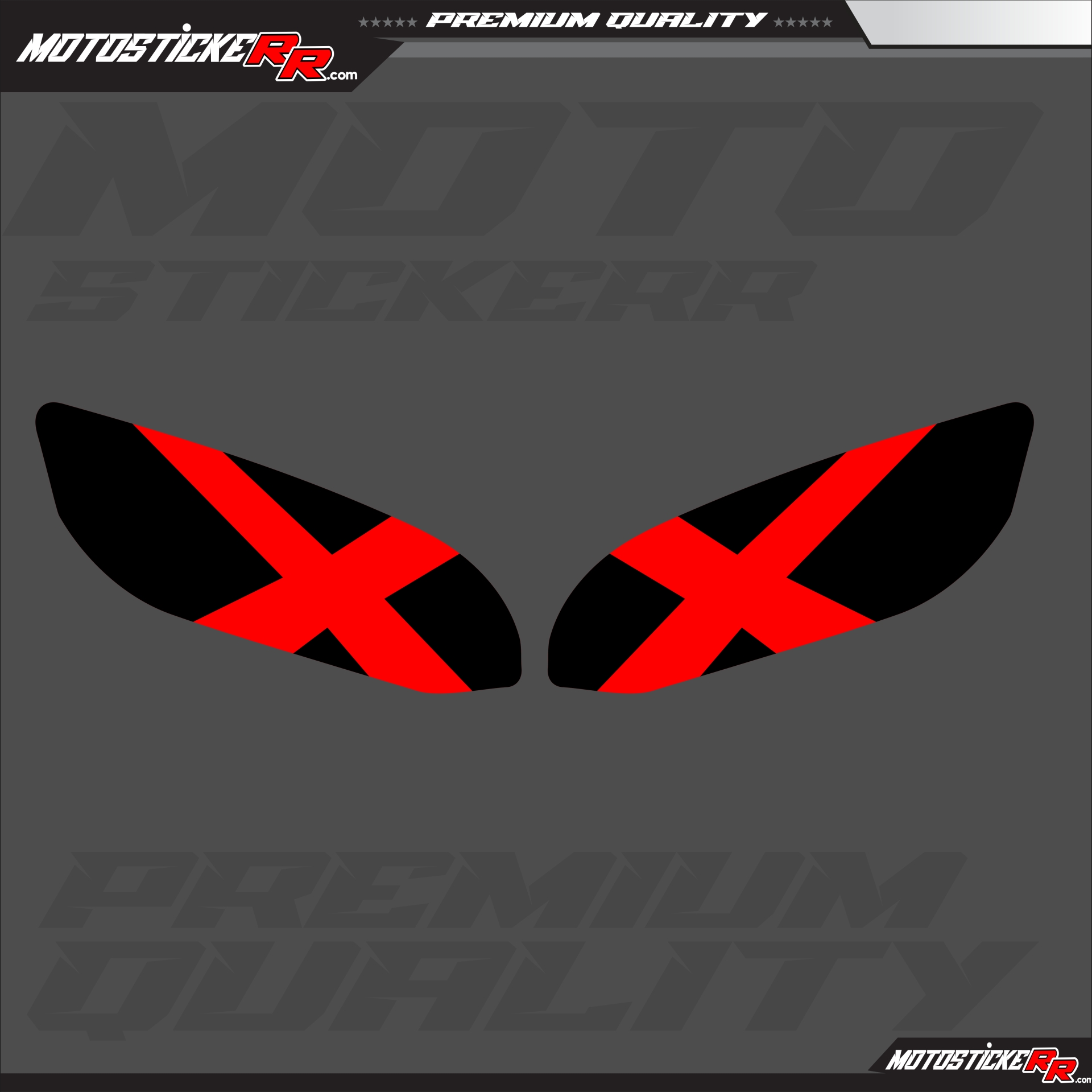 YAMAHA R25 FAR STİCKERİ (2020-24) resmi