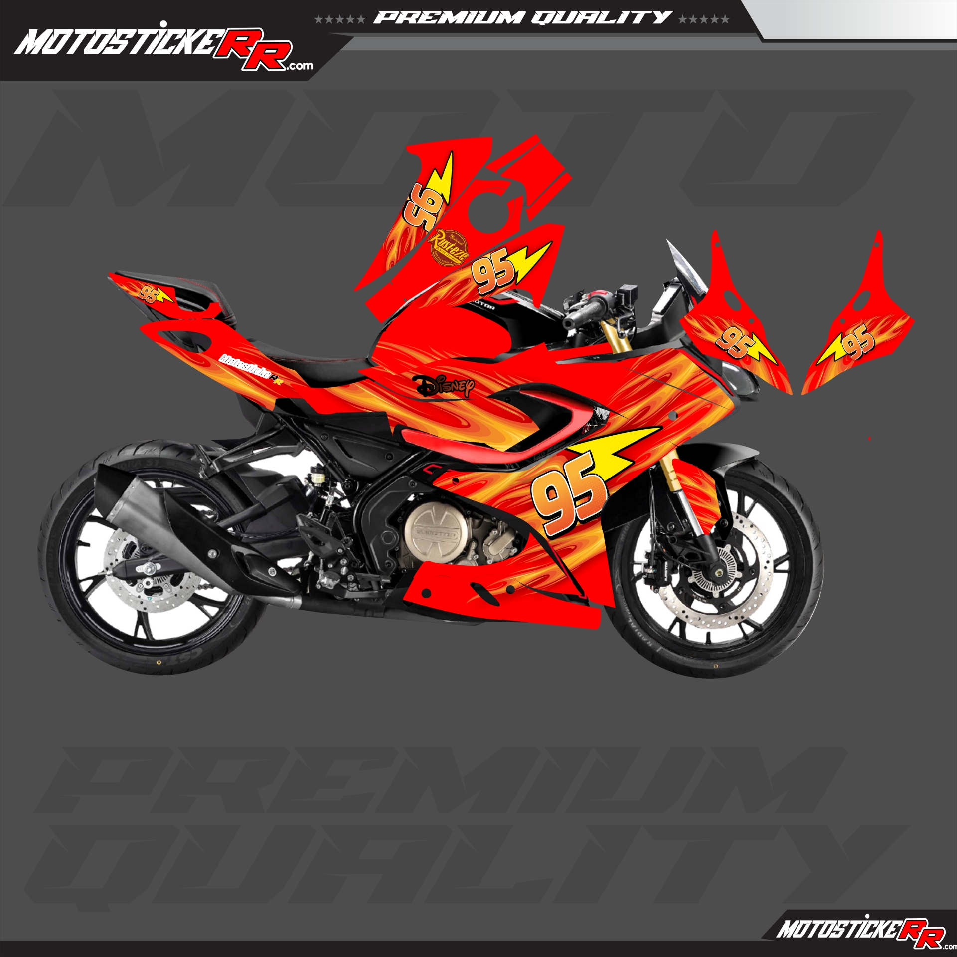 SRK 125R STİCKER SET resmi