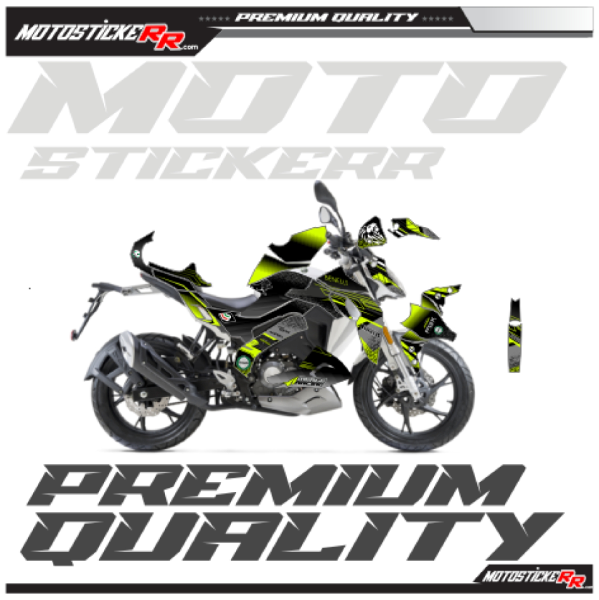 BENELLİ 125S STİCKER SET resmi